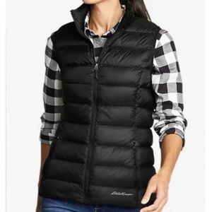 Eddie Bauer EB650 CirrusLite Black Puffer Vest XS